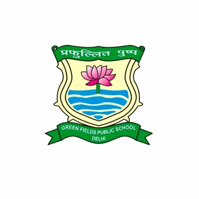 SRRJM Green Fields Public School logo
